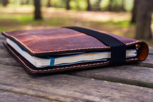 iPad Air/Pro & Extra Large Moleskine Cover - Crazy Horse Orange-Galen Leather