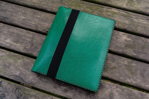 iPad Air/Pro & Extra Large Moleskine Cover - Green-Galen Leather