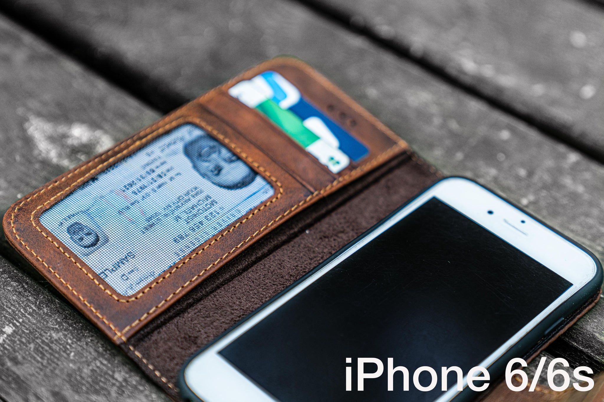 iPhone 6 / 6s Leather Wallet Case - No.02 iPhone 6 / 6s Leather Wallet Case - No.02