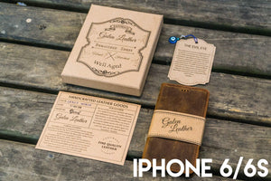 iPhone 6/6s Leather Wallet Case - No.02