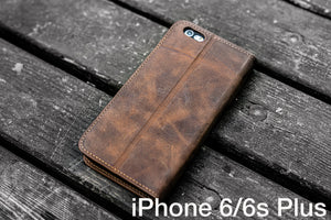 iPhone 6/6s Plus Leather Wallet Case - No.01