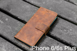 iPhone 6/6s Plus Leather Wallet Case - No.02