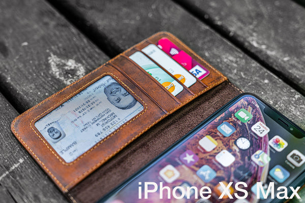 iPhoneケース Apple - iPhone Leather Wallet Genuine OEM Apple iPhone Leather Wallet Case with MagSafe