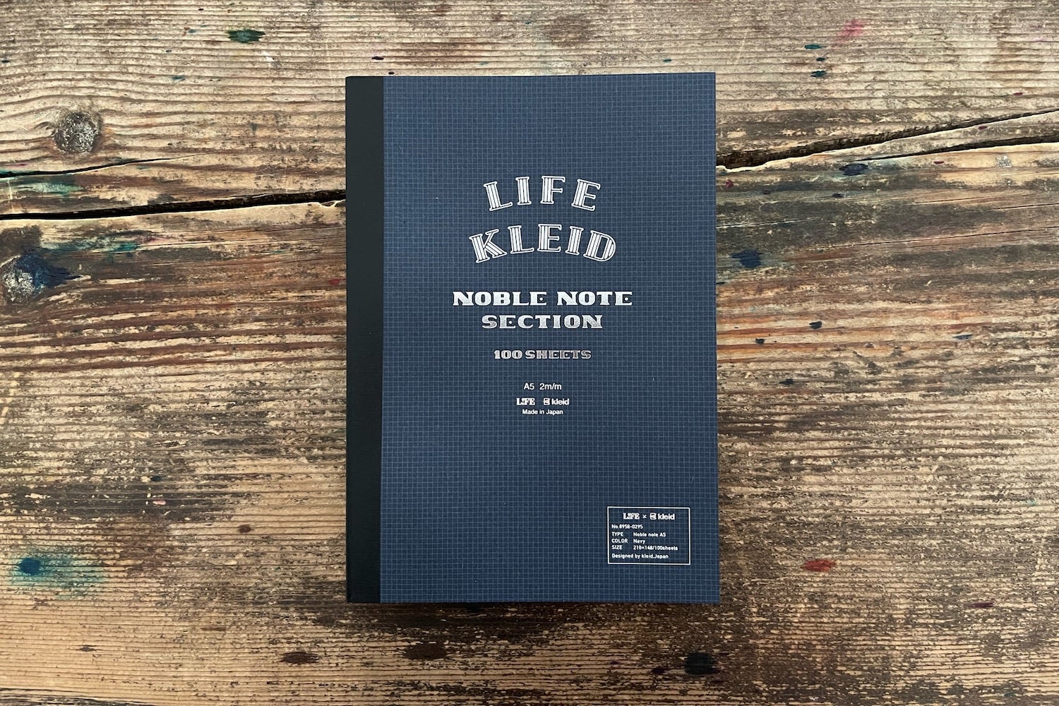 Kleid x Life Noble Note A5 Navy