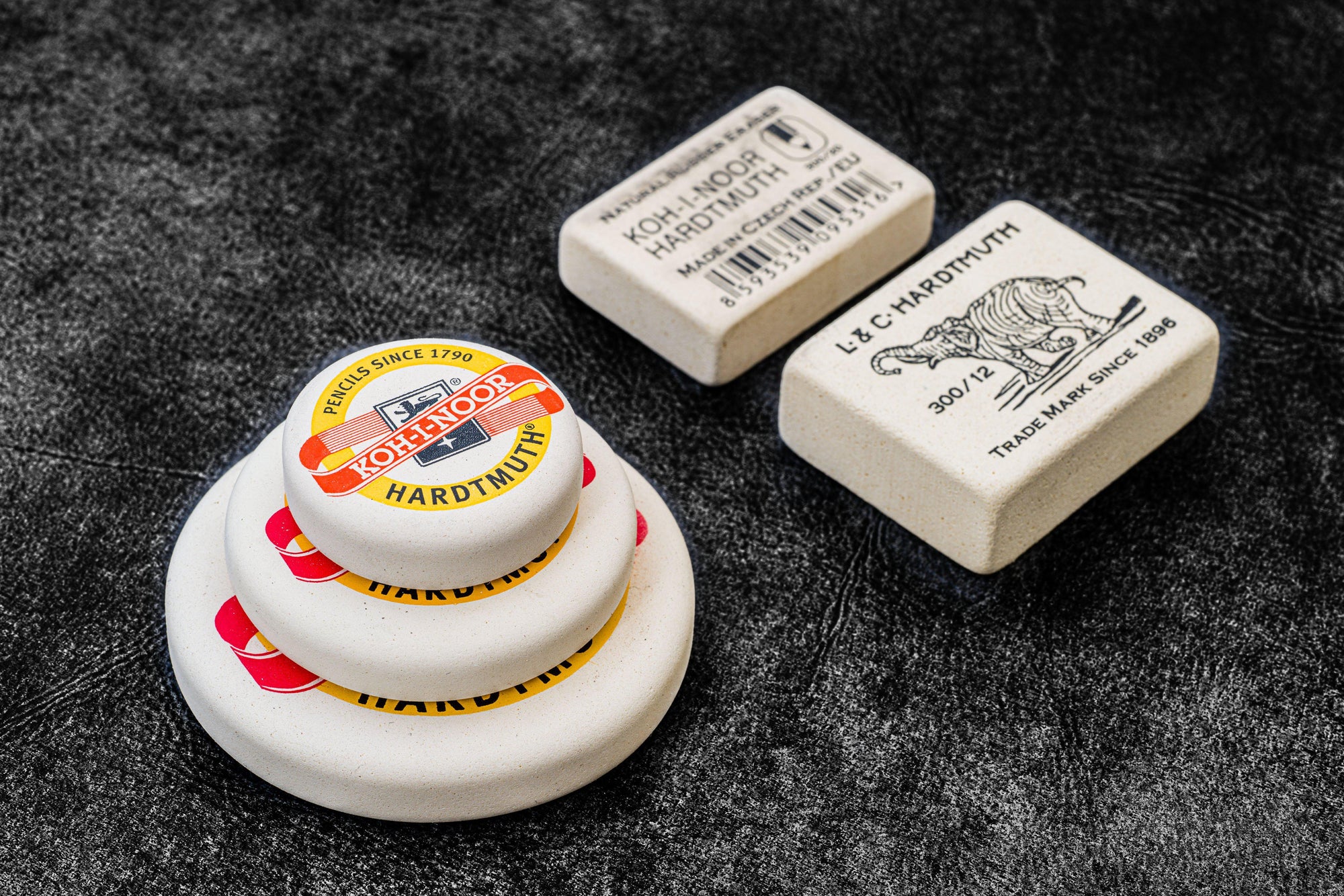 Koh-i-Noor Natural Rubber Erasers-Galen Leather