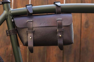 Leather Bicycle CrossBar Bag-Galen Leather