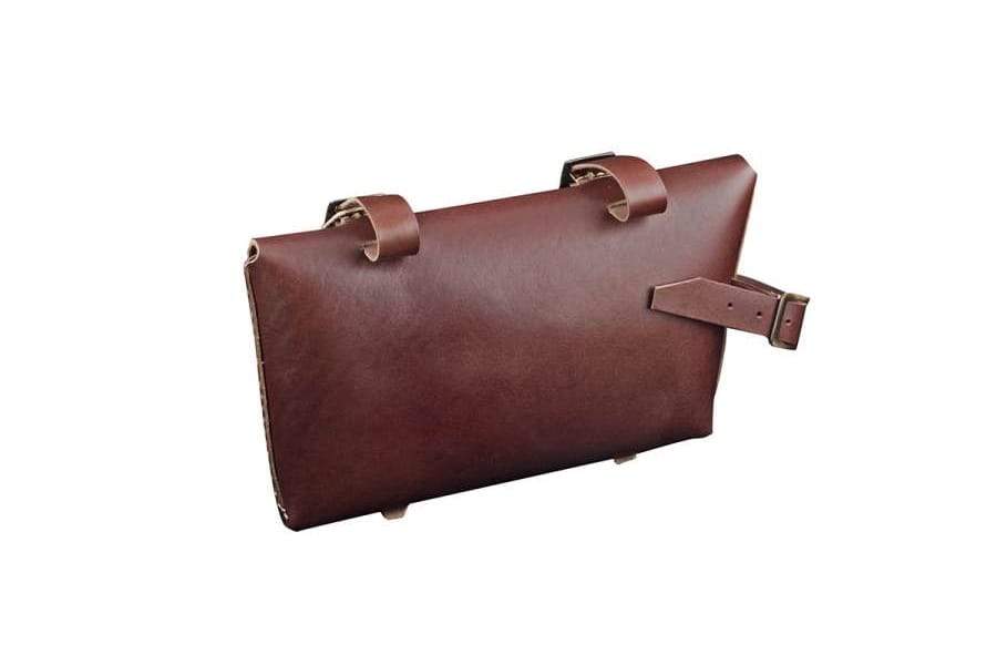 100% Handmade Leather Bicycle CrossBar Bag - Galen Leather
