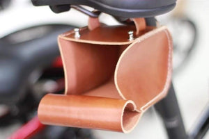 Leather Bicycle Saddlebag - Small-Galen Leather