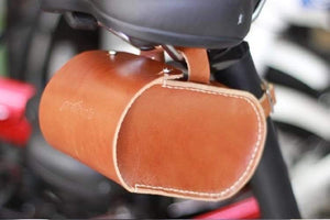 Leather Bicycle Saddlebag - Small-Galen Leather