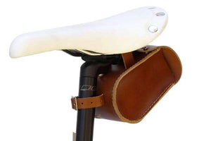 Leather Bicycle Saddlebag - Small-Galen Leather