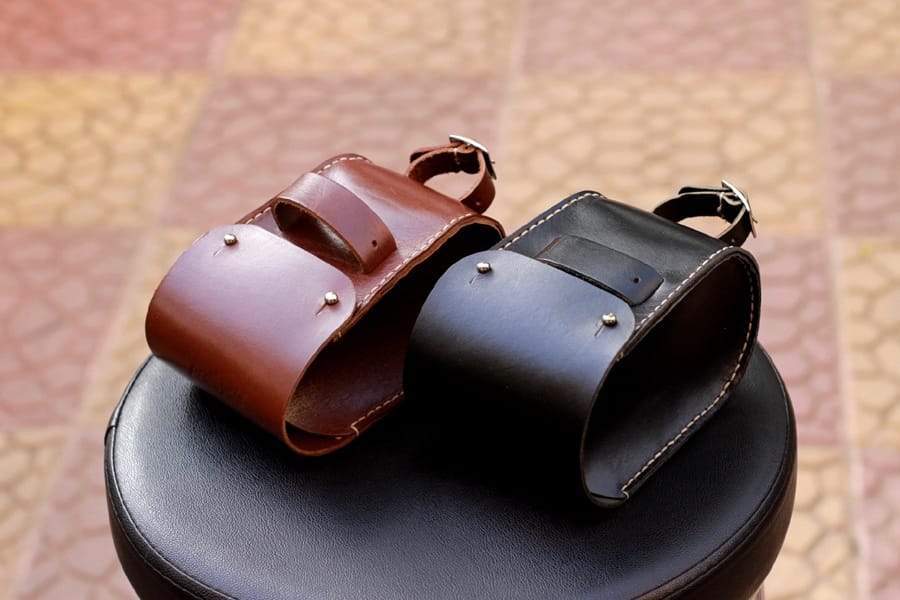 Buy Leather Bike Bag Motorcycle Bags Moped Side Bag Leather Online in India   Etsy