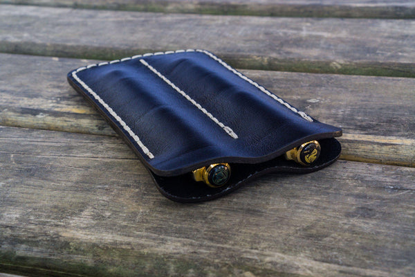 Leather Pen Case for Two Pens, Fountain Pen Case for Man, Father's Day  Gifts, Leather Sleeve, Teacher Gift, Handcrafted Fountain Pen Pouch 