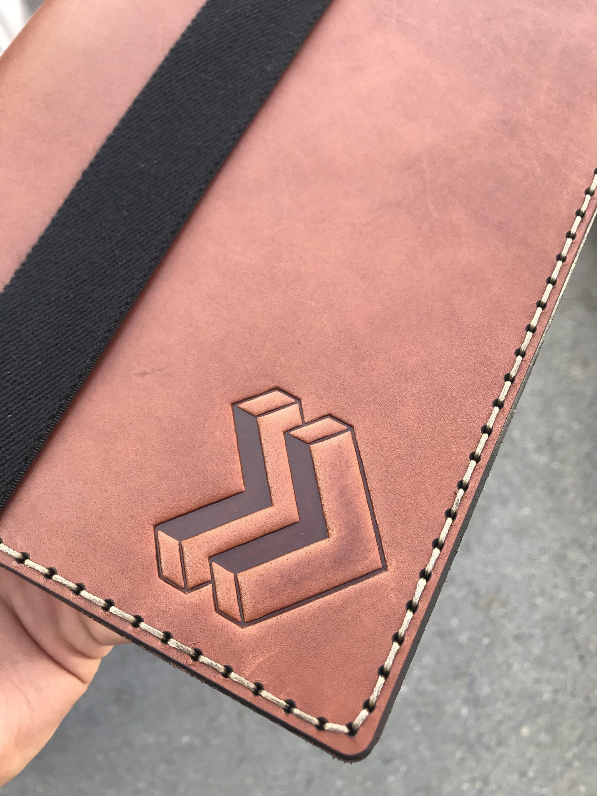 Leather Emboss For Corporate Orders Imprint a Logo Galen Leather