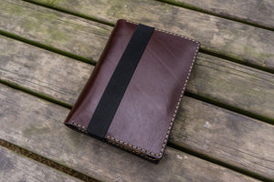 Leather Hobonichi Cousin A5 Planner Cover - Dark Brown-Galen Leather