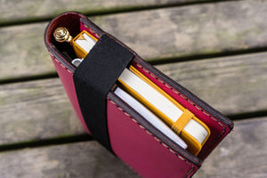 Leather Hobonichi Cousin A5 Planner Cover - Pink-Galen Leather