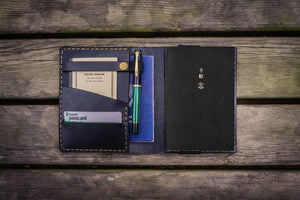 Leather Hobonichi Techo (A6) Planner Cover - Black-Galen Leather