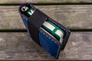 Leather Hobonichi Techo (A6) Planner Cover - Blue-Galen Leather