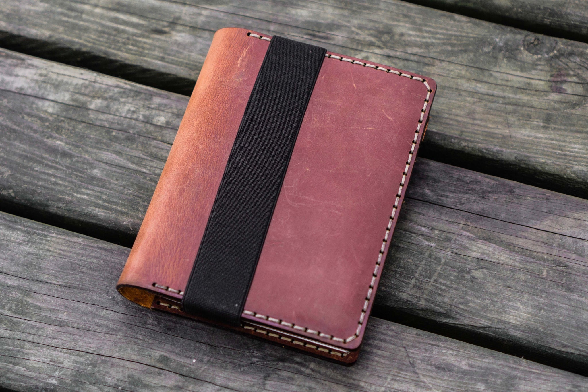 Galen Leather Co Wood Rocking Ink Blotter - Mahogany