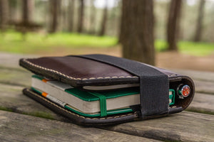 Leather Hobonichi Techo (A6) Planner Cover - Dark Brown-Galen Leather