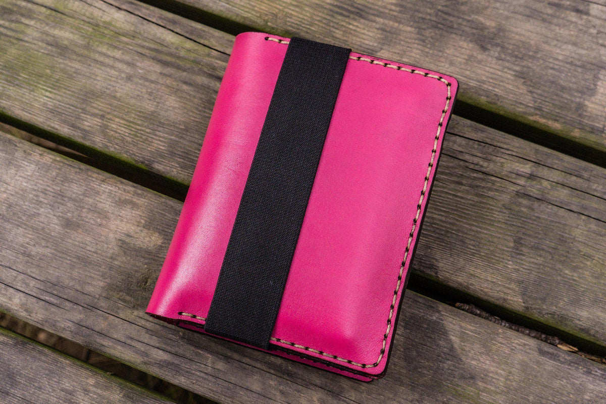 Leather Hobonichi Techo (A6) Planner Cover - Pink - Galen Leather