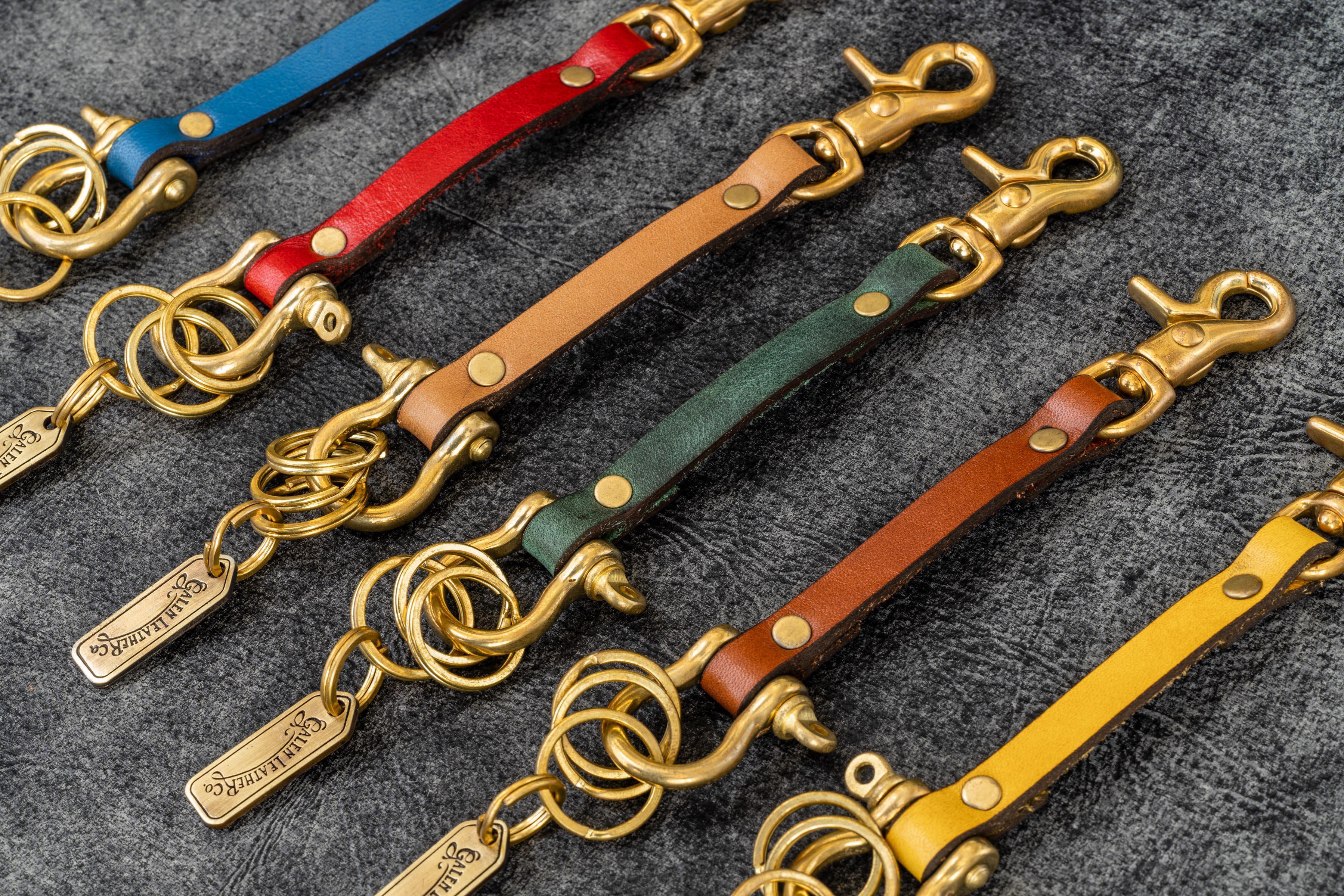 GUIDI レザー FULLGRAIN KEY HOLDER leather LEATHER KEYCHAIN – GUIDI