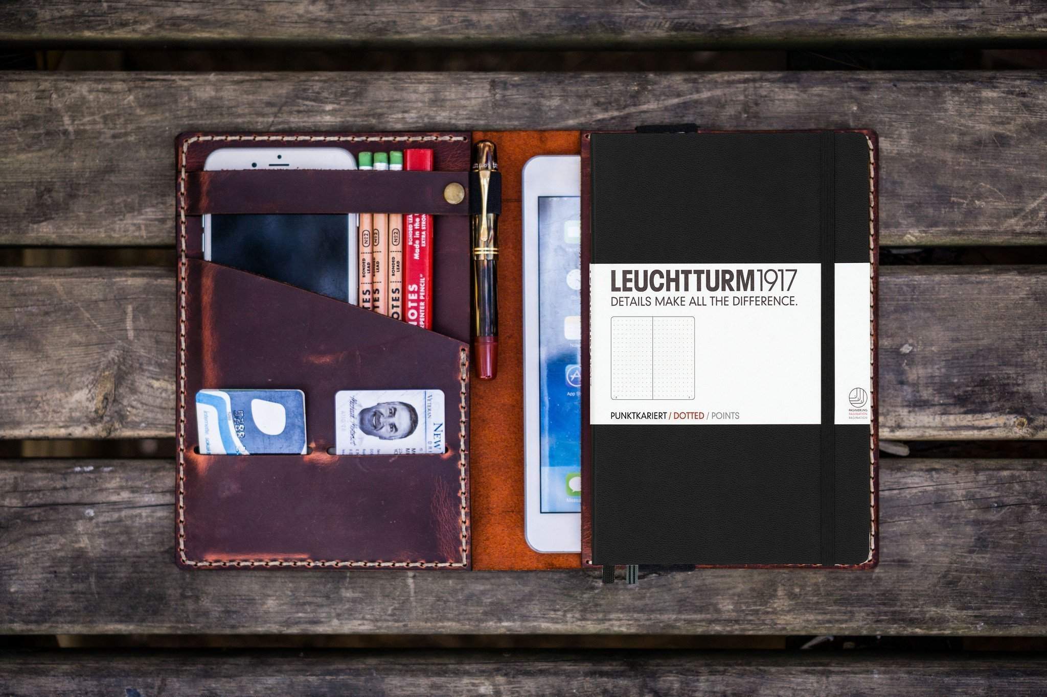 Handmade Personalized Leather Portfolio & Folio Cases - All Sizes ...