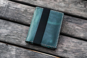 Leather Leuchtturm1917 A6 Notebook Cover - Crazy Horse Forest Green-Galen Leather
