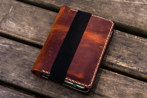 Leather Leuchtturm1917 A6 Notebook Cover - Crazy Horse Orange-Galen Leather