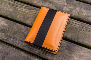 Leather Leuchtturm1917 A6 Notebook Cover - Orange-Galen Leather