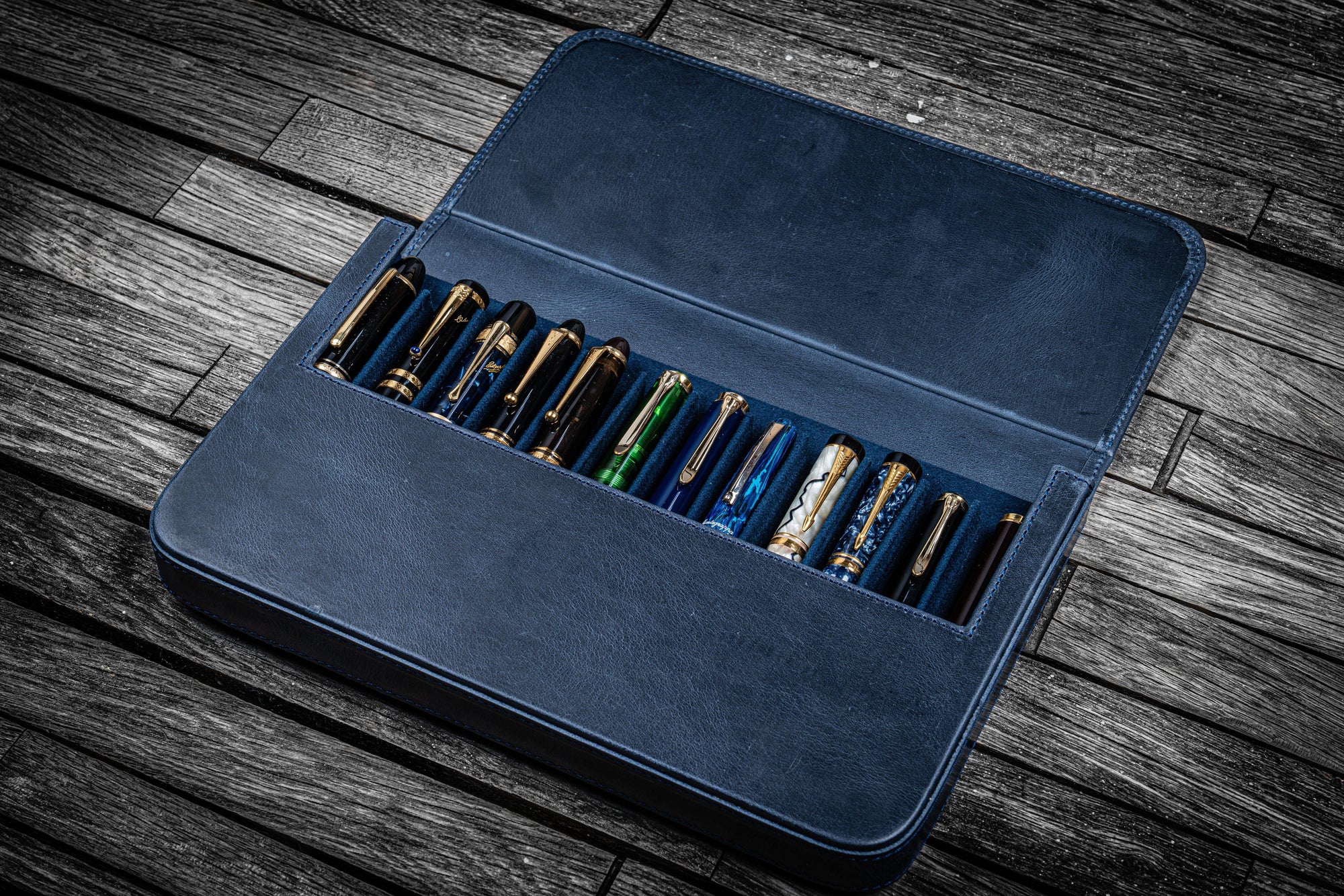 Galen Leather Co. Leather Hardback Case Iphone 12 Mini (5.4)- Crazy H