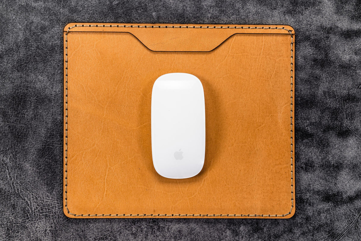 Leather Mouse Pad Anti Slip Backing Galen Leather
