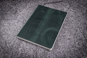 Leather Notebook - Tomoe River Paper - A5 - Crazy Horse Forest Green-Galen Leather