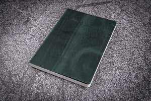 Leather Notebook - Tomoe River Paper - A6 - Crazy Horse Forest Green-Galen Leather