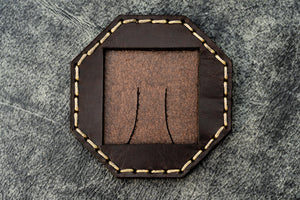 Leather Photo Frame Octagon-Galen Leather