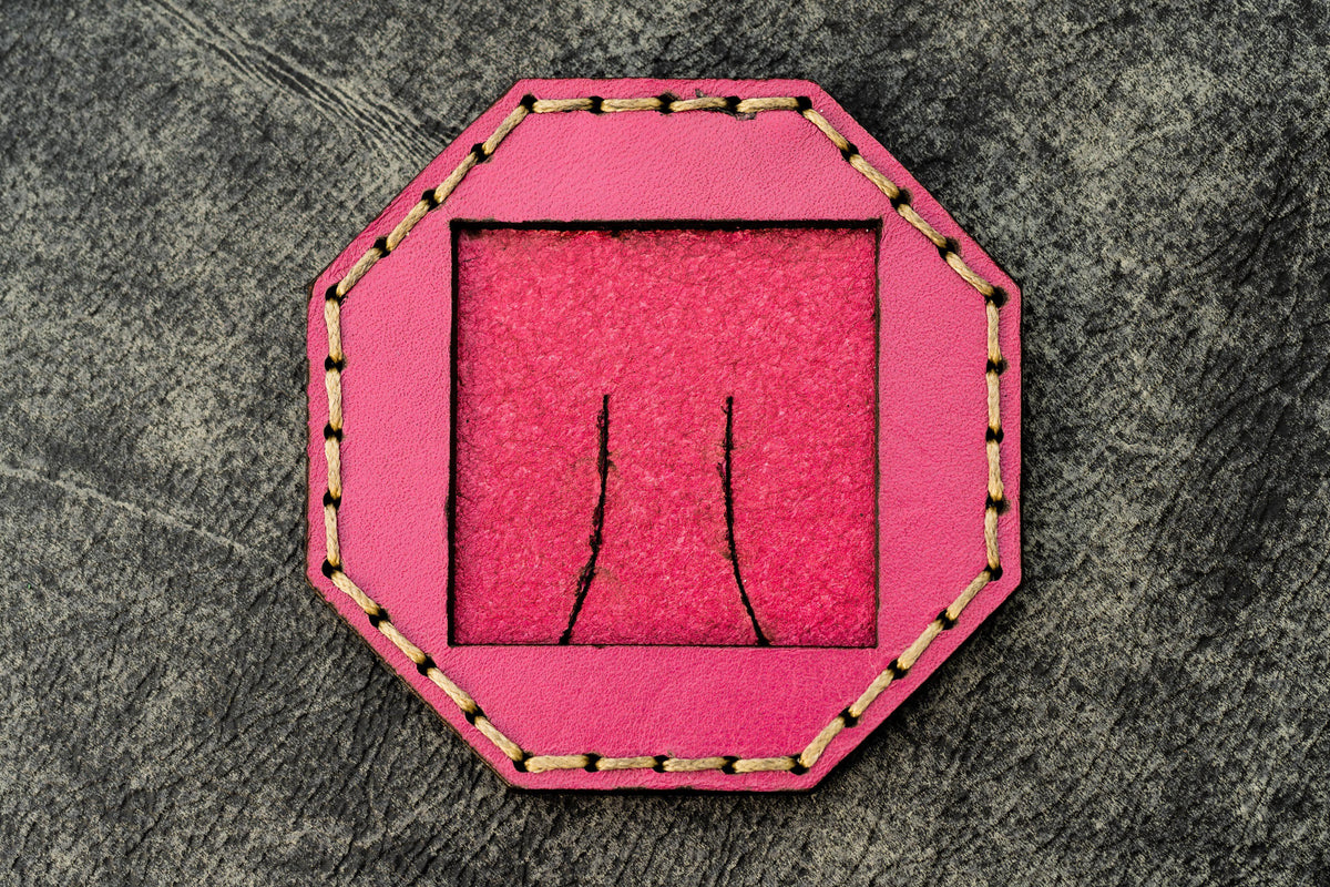 Octogen Photo Frame Handmade Leather Photo Frame Octagon - Galen Leather