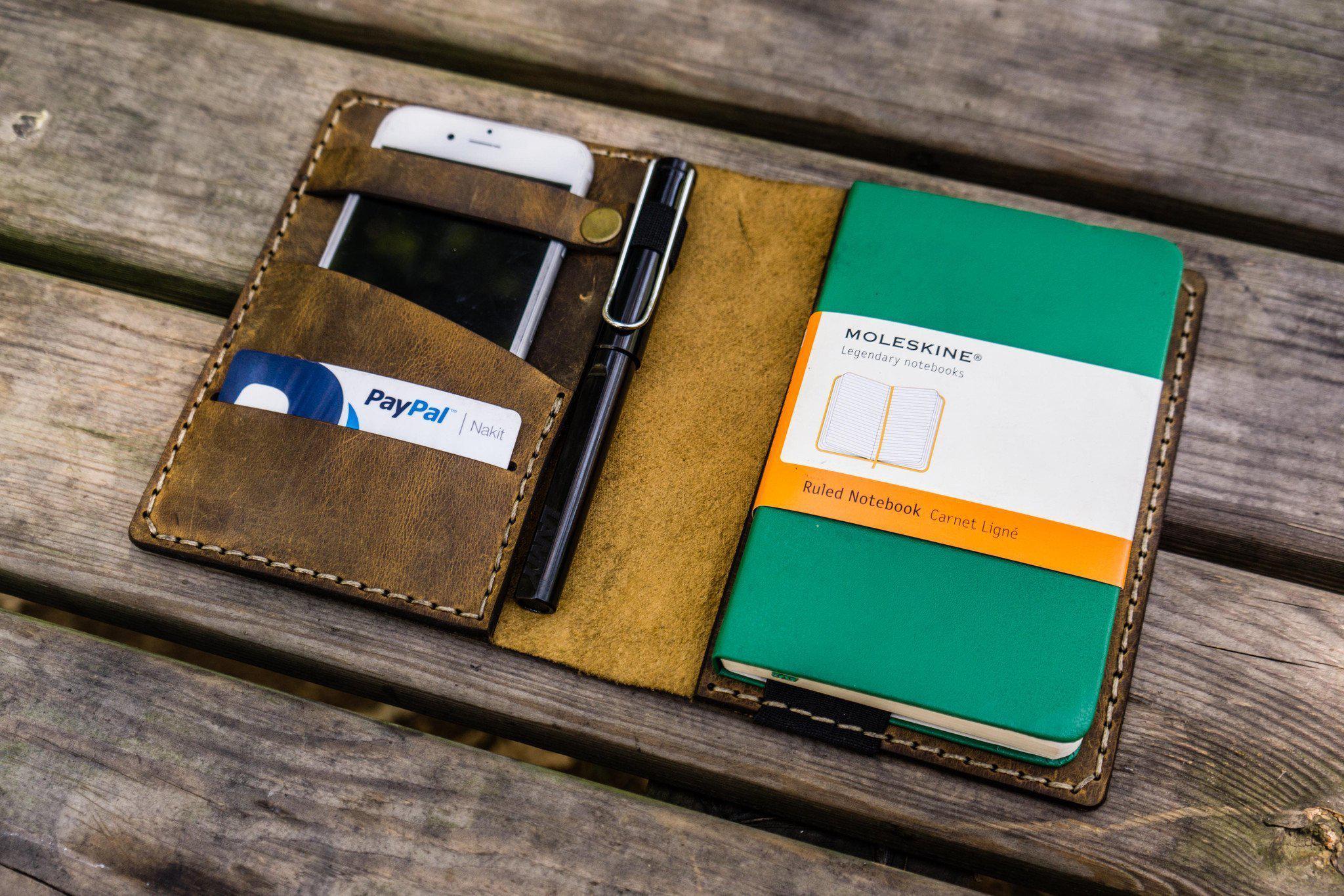 Leather pocket hotsell phone case