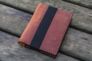 Leather Pocket Moleskine Journal Cover - Crazy Horse Tan-Galen Leather