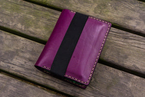 Leather Pocket Moleskine Journal Cover - Purple-Galen Leather