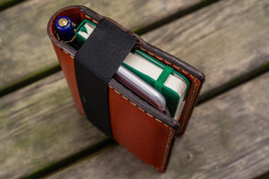 Leather Pocket Moleskine Journal Cover - Red-Galen Leather