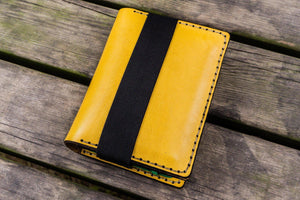 Leather Pocket Moleskine Journal Cover - Yellow-Galen Leather