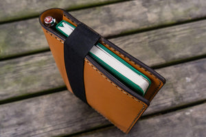 Leather Rhodia A5 Notebook & iPad Mini Cover - Orange-Galen Leather