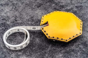 Leather Tape Measure Octagon-Galen Leather