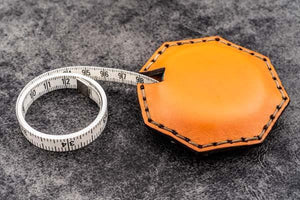 Leather Tape Measure Octagon-Galen Leather