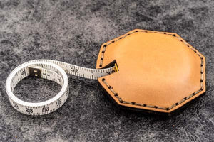 Leather Tape Measure Octagon-Galen Leather