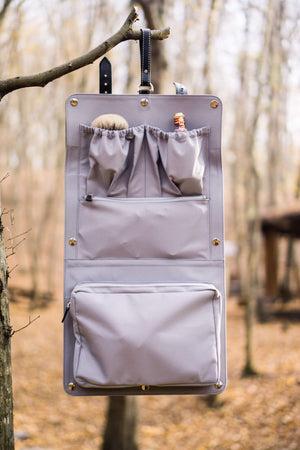 Leather Toiletry / Travel Bag - Black-Galen Leather