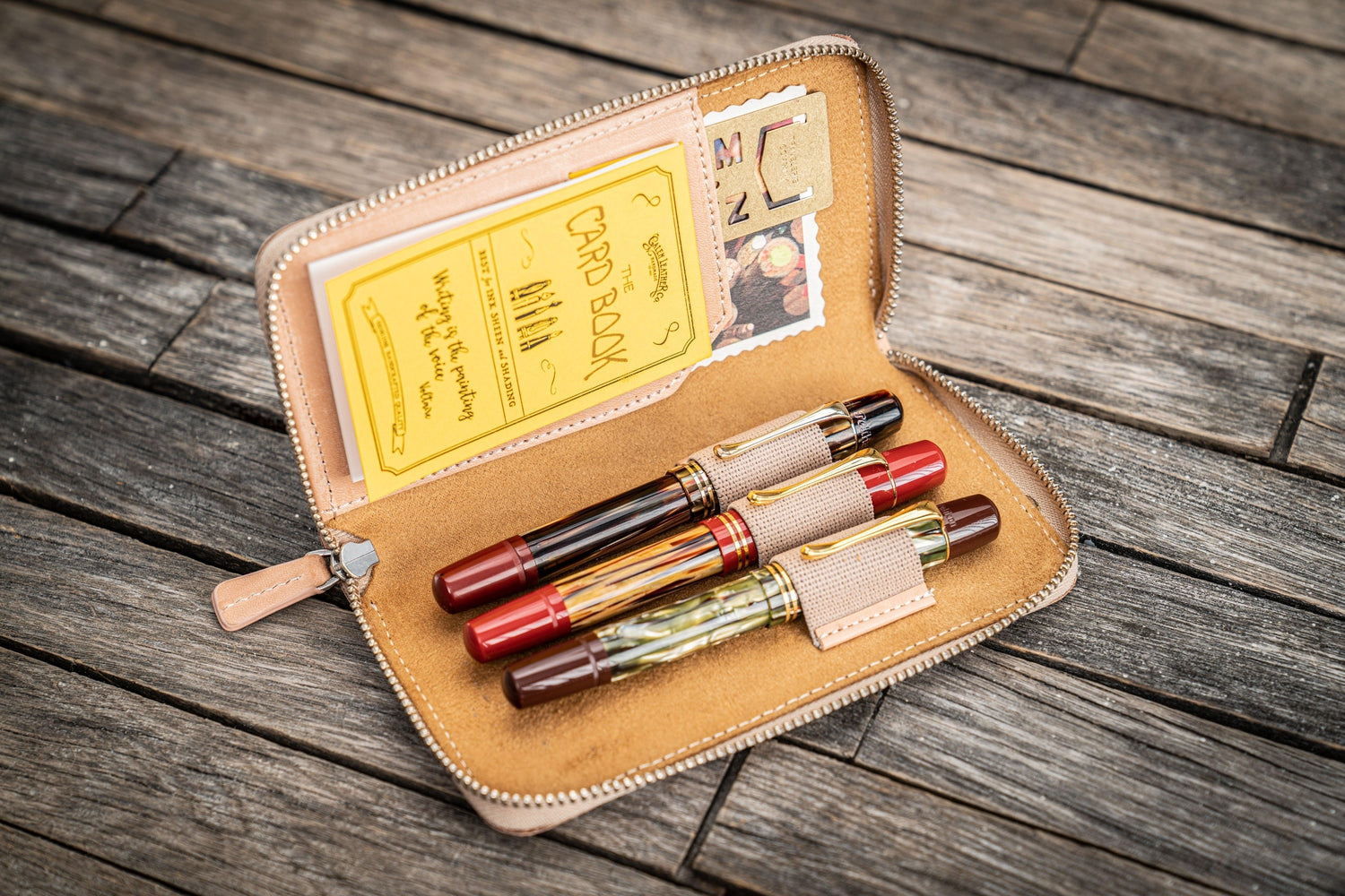 Leather Flap Pen Cases - Handmade in Turkey - Buy Online Galen Leather