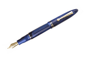 Leonardo Furore Fountain Pen - Galaxy Blue GT-Galen Leather