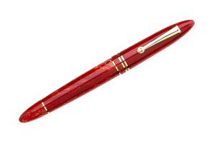 Leonardo Furore Fountain Pen - Red Passion GT-Galen Leather