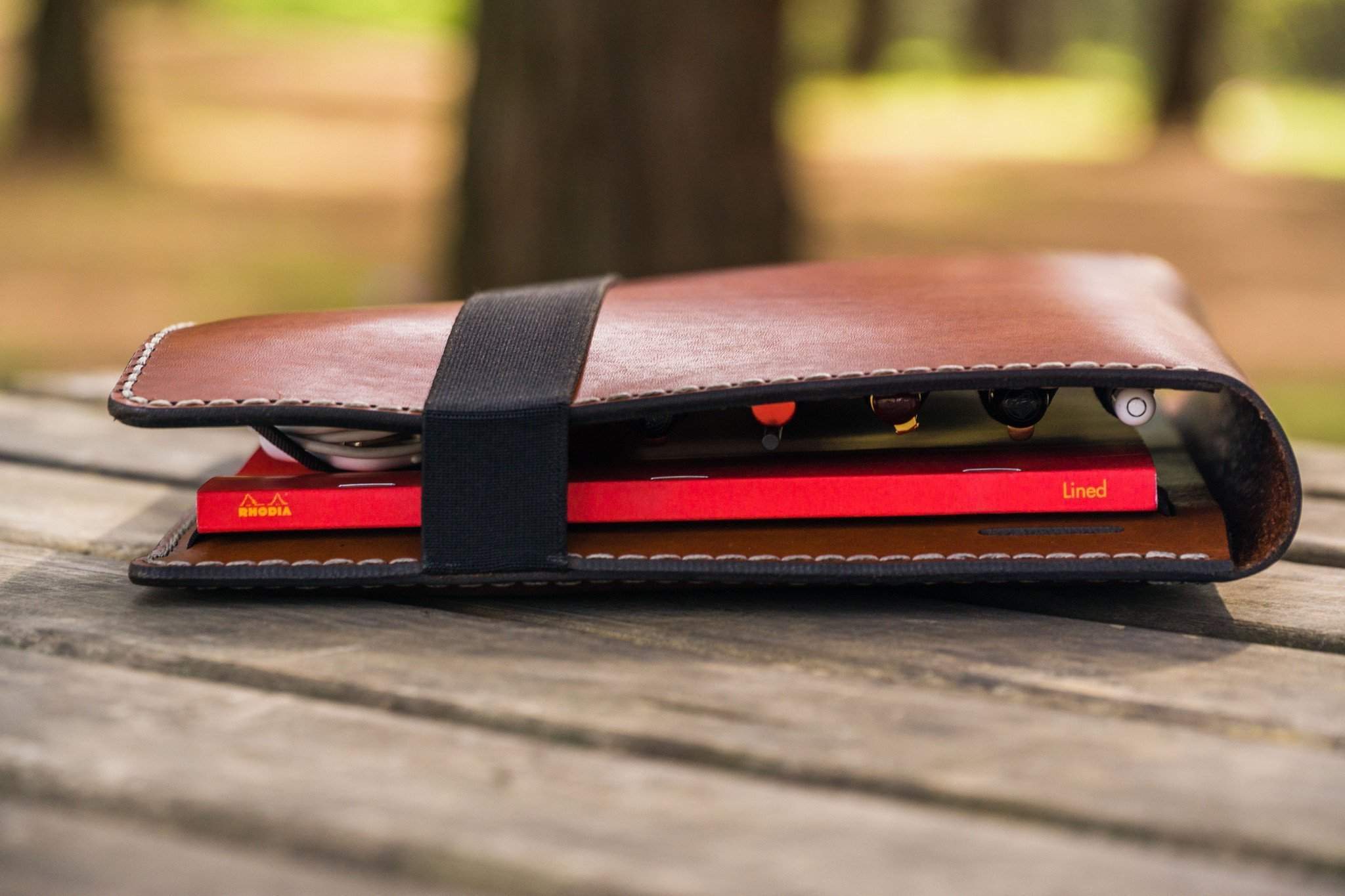 Leuchtturm1917 A4 Leather Cover Portfolio - Brown - Galen Leather