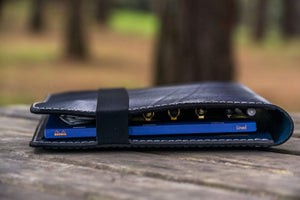 Leuchtturm1917 A4 - A4+ Leather Cover Portfolio - Navy Blue-Galen Leather